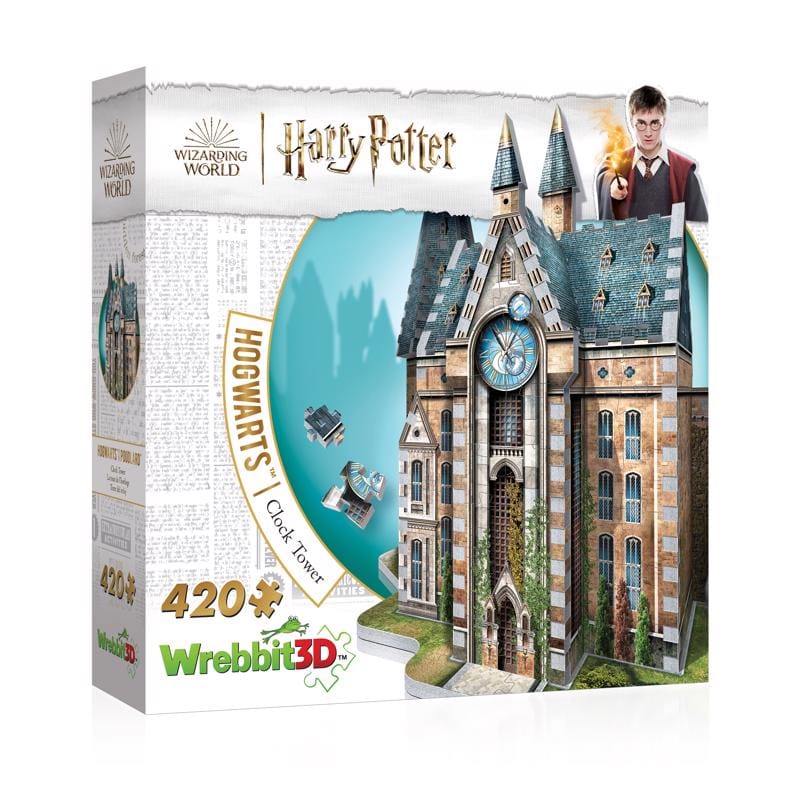 WREBBIT3D W3D-1013 Harry Potter The Clock Tower 3D Jigsaw Puzzle Multicolored 420 pc