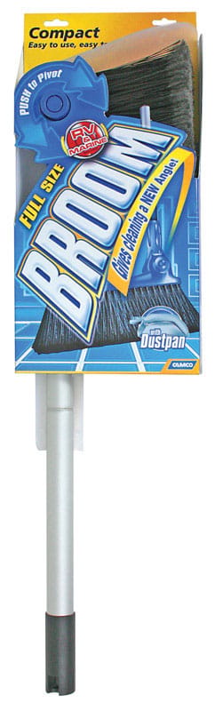 Camco 43623 Adjustable Broom and Dustpan 32 oz