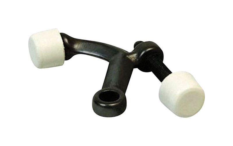 Ives 70A-716 0.6 in. W X 3 in. L Aluminum Aged Bronze Hinge Pin Door Stop Mounts to door