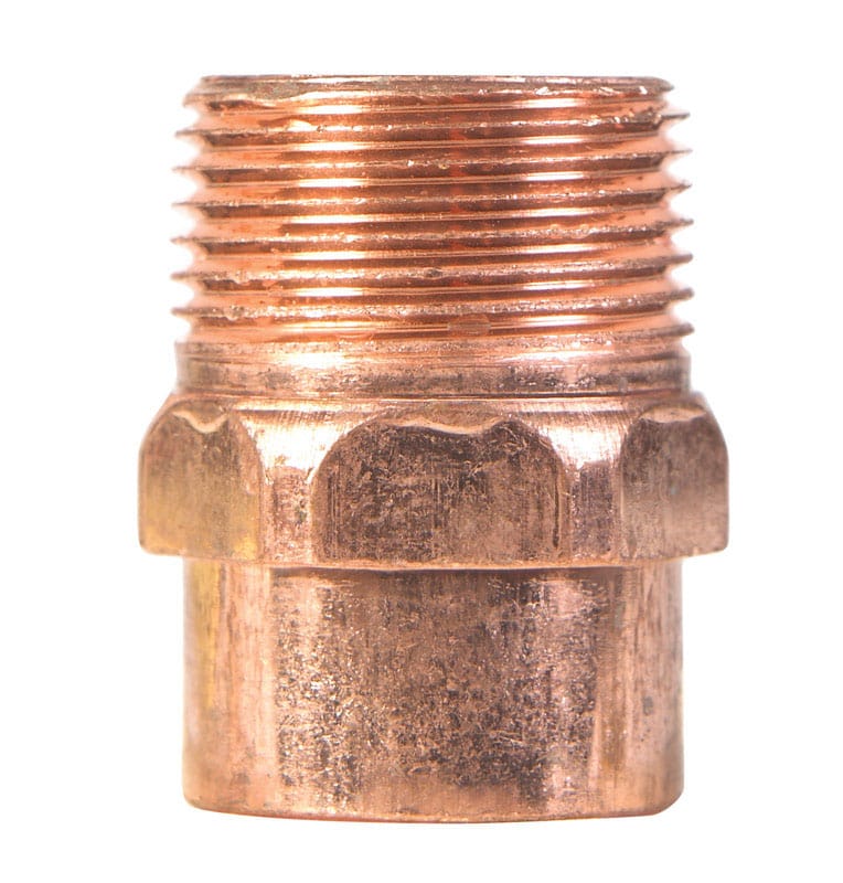 Nibco W01270D 1 in. Copper X 1 in. D MIP Copper Pipe Adapter 1 pk