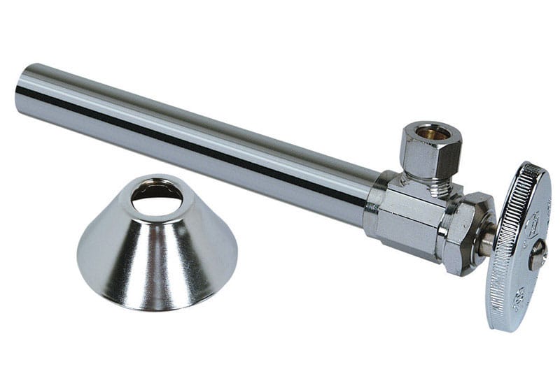 BrassCraft CS40BX C1 1/2 in. FPT X 3/8 in. MPT Brass Angle Stop Valve