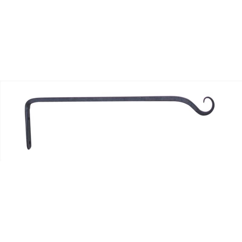 Living Accents 58005 Black Wrought Iron 15 in. H Forged Straight Plant Hook 1 pk