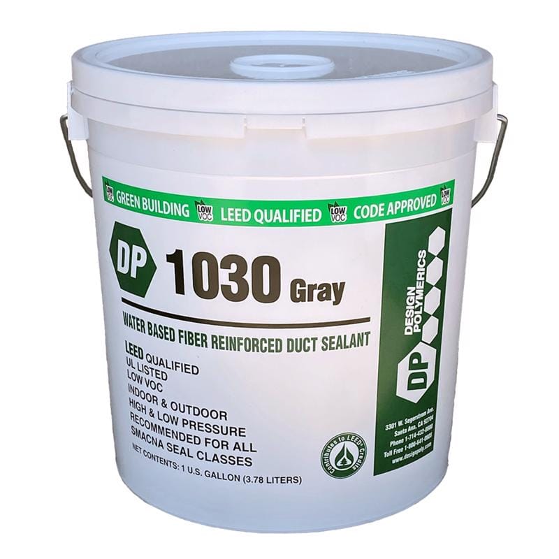 Imperial KK0351 Design Polymetrics Gray Latex Duct Duct Sealant 1 gal