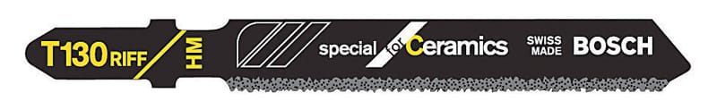 Bosch T130RF1 3-1/4 in. Tungsten Carbide T-Shank Jig Saw Blade 30 TPI 1 pk