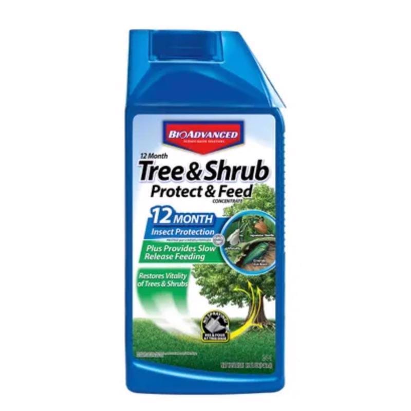 BioAdvanced 701901A 12 Month Tree and Shrub Protect & Feed Concentrate 32 oz