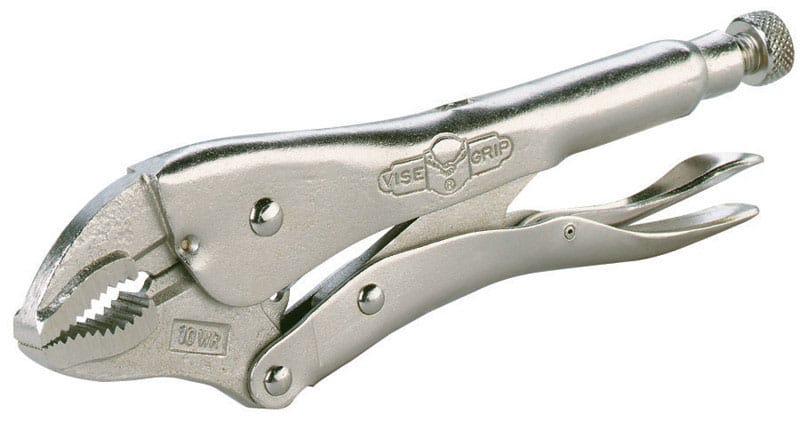 Irwin 502L3 Vise-Grip 10 in. Alloy Steel Curved Pliers with Wire Cutter