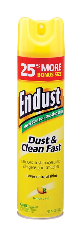 Endust 508010-1 Lemon Scent Furniture Polish 12.5 oz Spray