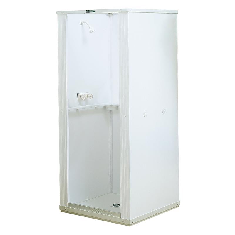 Mustee 68 Durastall 74.75 H X 32-5/8 in. W X 32-5/8 in. L White Shower Stall