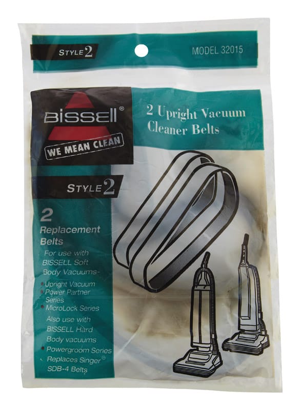 Bissell 32015 Vacuum Belt For Upright Vacuums 2 pk