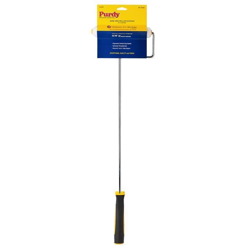 Purdy 14A765024 White Dove 6-1/2 in. W Mini Paint Roller Frame and Cover Threaded End