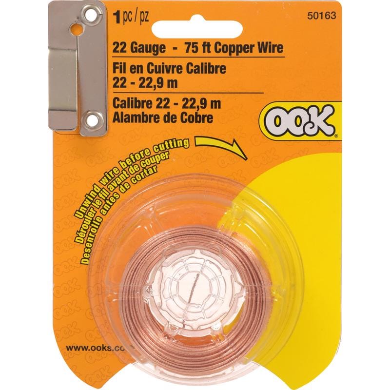 Hillman 534684 OOK 75 ft. L Copper 22 Ga. Hobby Wire