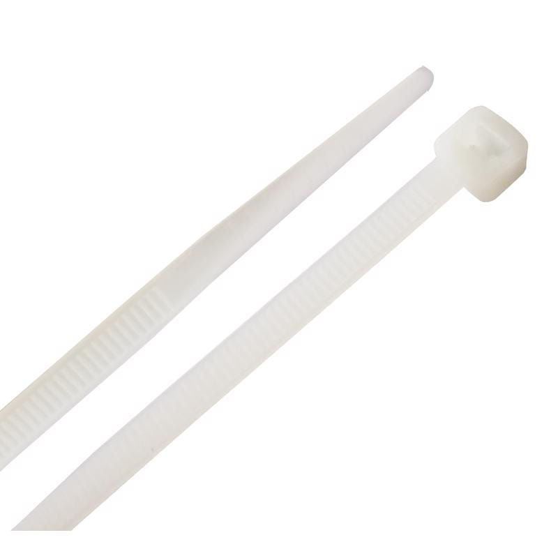 Home Plus LH-S-300-12-N 11.8 in. L White Cable Tie 100 pk