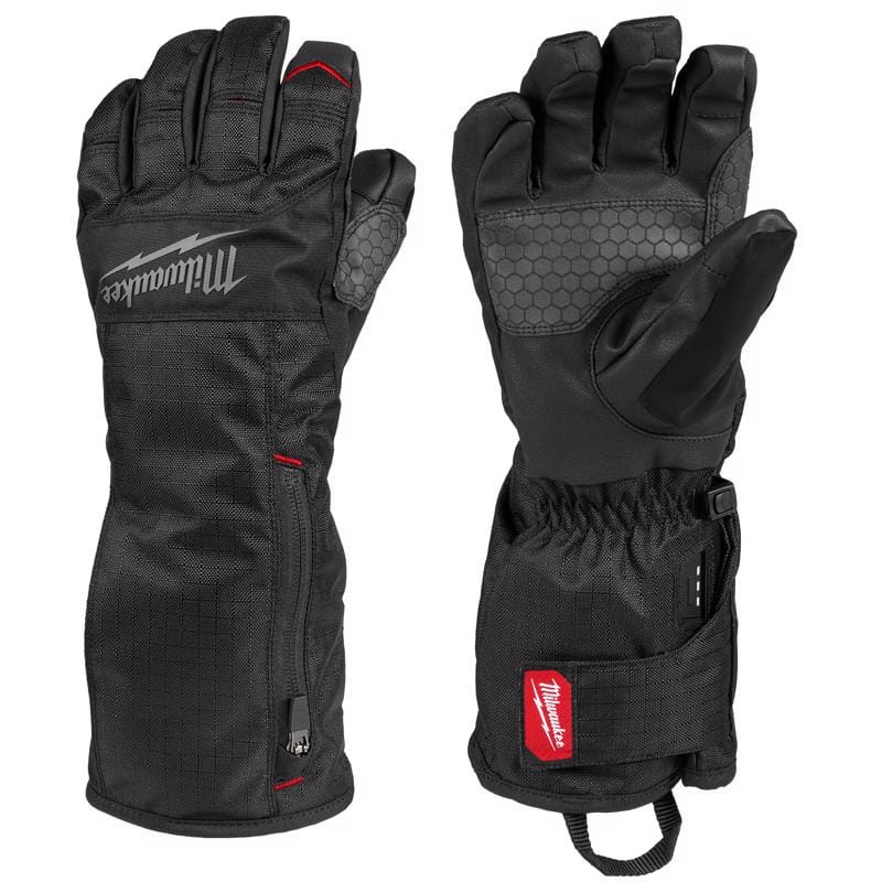 Milwaukee M700B-21L L Polyester Heated Black Heated Gloves Battery
