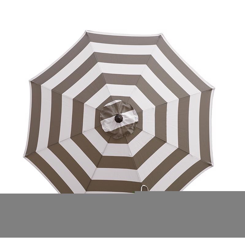 Living Accents UMA908G31OBD313 9 ft. Tiltable Tan Stripe Market Umbrella