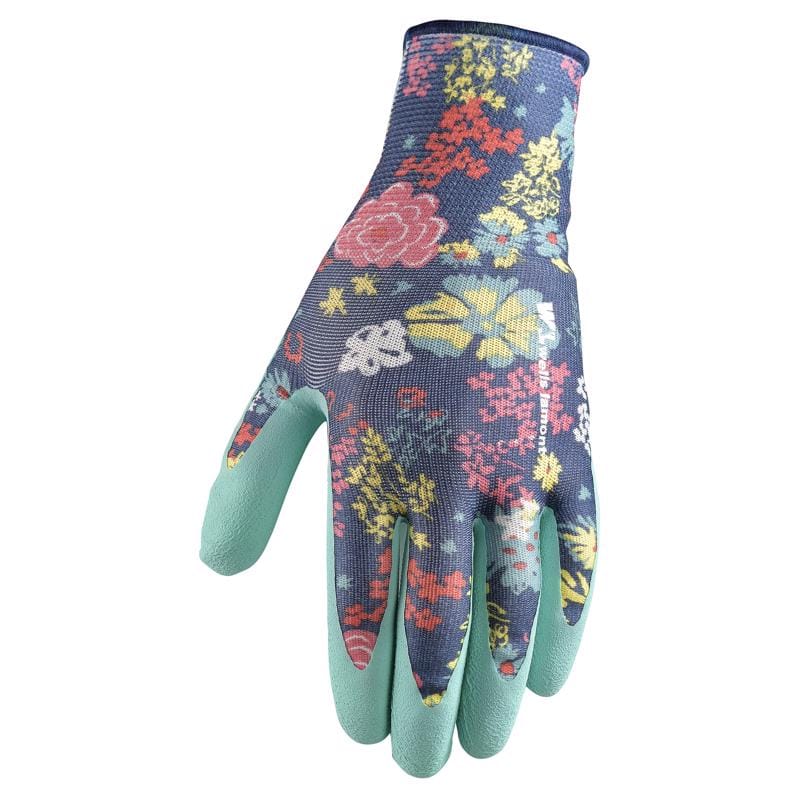 Wells Lamont 466SN-925 Women's Outdoor Floral Gardening Gloves Multicolor S 2 pk