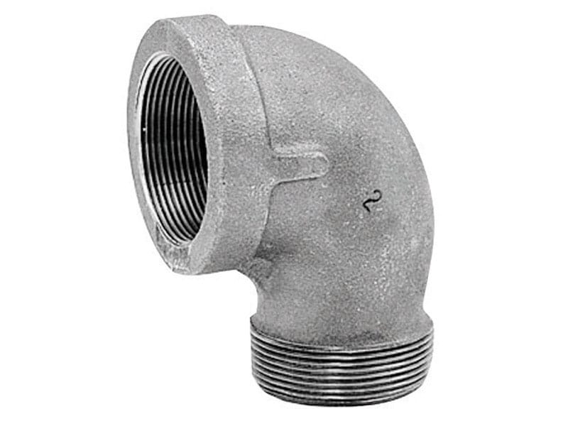 Anvil 8700127601 1/8 in. FPT X 1/8 in. D MPT Galvanized Malleable Iron 90 Degree Street Elbow