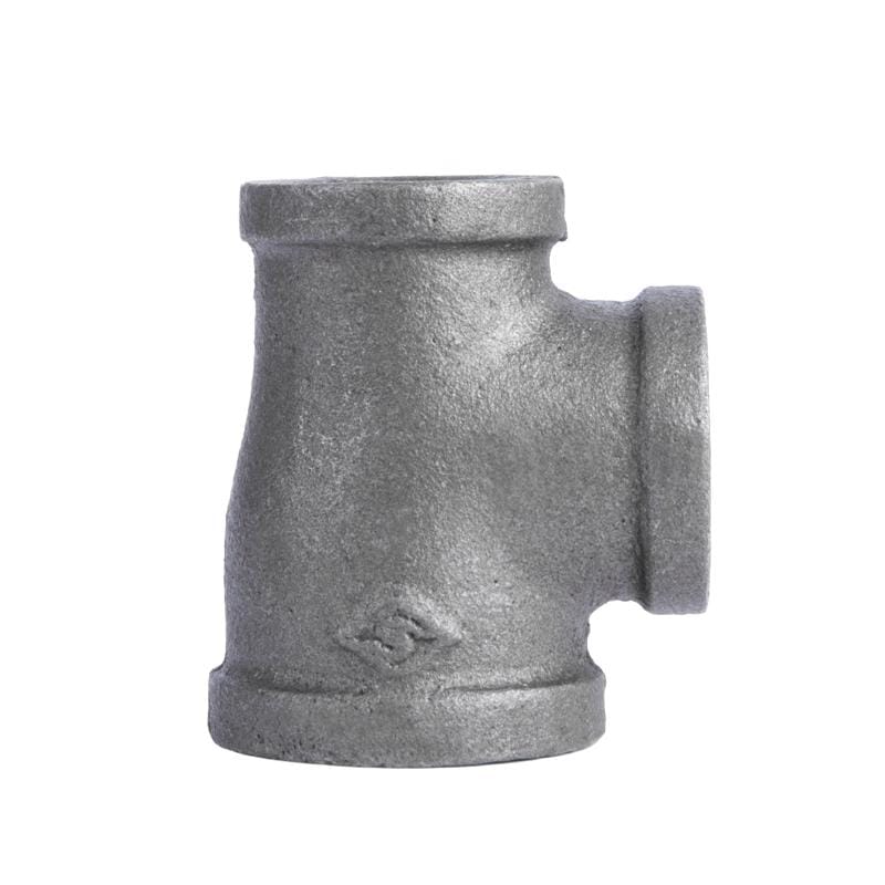 STZ Industries 310RT-11411 1-1/4 in. FIP X 1 in. D FIP 1 in. D FIP Black Iron 3.9 in. L Reducing Tee