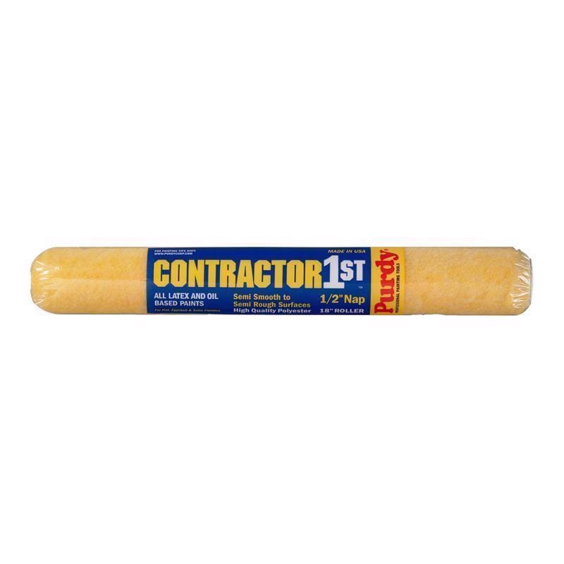 Purdy 144688183 Contractor 1st Polyester 18 in. W X 1/2 in. Paint Roller Cover 1 pk