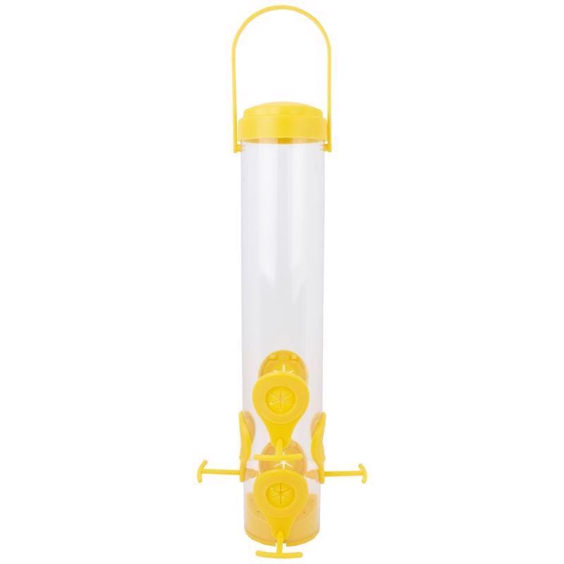 Perky-Pet 481F Finch 1.5 lb Plastic Tube Bird Feeder 6 ports
