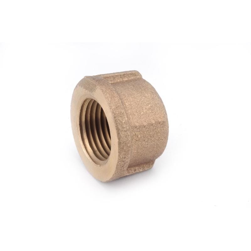 Anderson Metals 738108-02 1/8 in. FPT in. Red Brass Cap