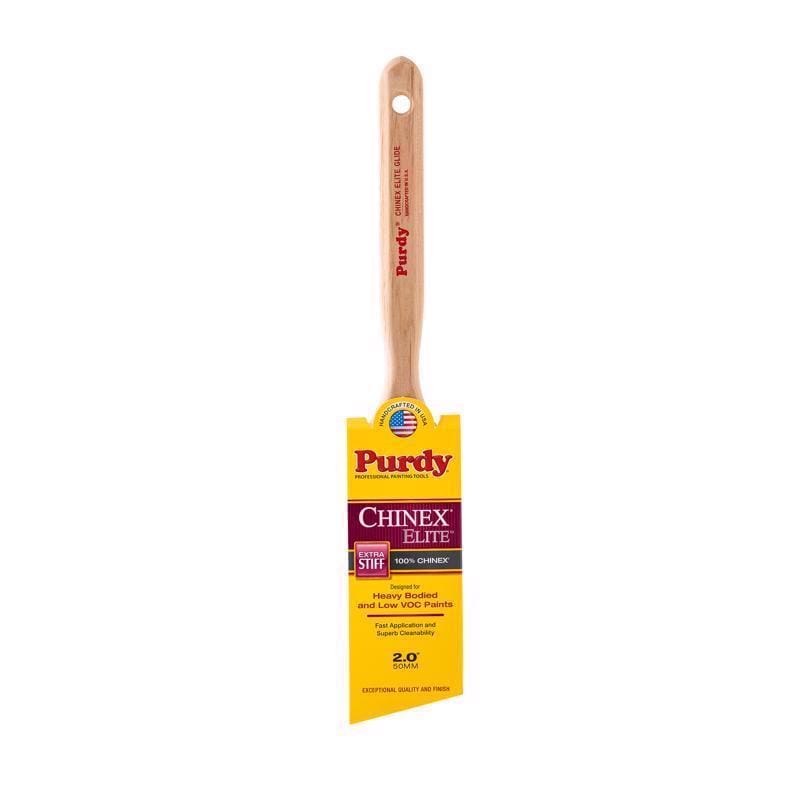 Purdy 144552920 Chinex Elite Glide 2 in. Extra Stiff Angle Trim Paint Brush