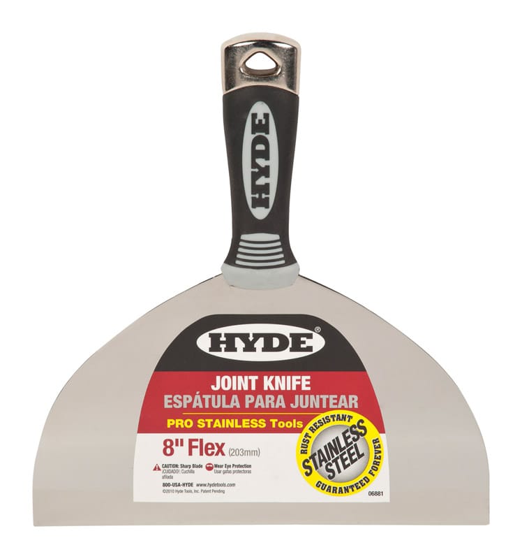 Hyde 06881 Stainless Steel Joint Knife 0.75 in. H X 8 in. W X 8.5 in. L