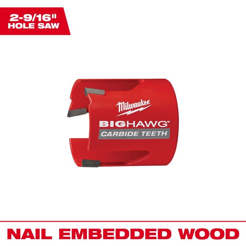 Milwaukee 49-56-9220 Hole Saw Big Hawg 2-9/16 Carbide