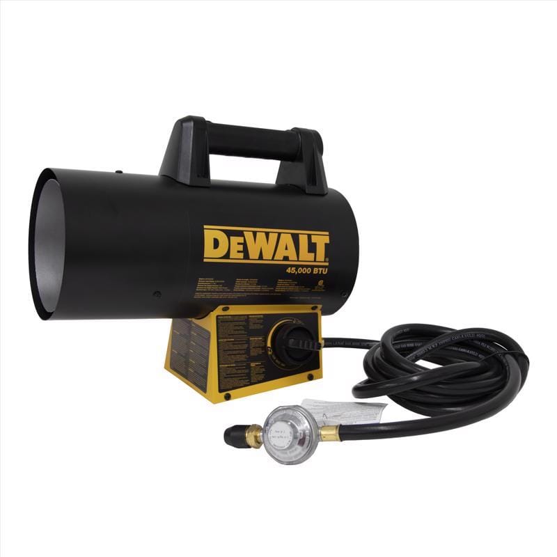 Dewalt F340746 45000 Btu/h 1125 sq ft Forced Air Propane Portable Heater