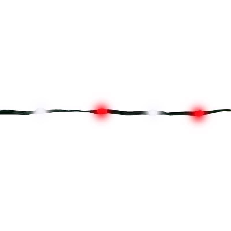 Celebrations RBC200CC2A LED Red/White 200 ct String Ribbon Light 33 ft.