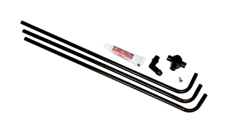 Dial 4489 3 Way Side Black Plastic Evaporative Cooler Water Hook-Up Kit