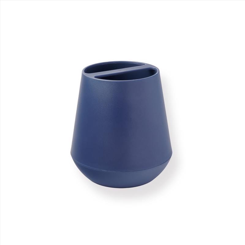 Sttelli BEA-TBH-NAV Belize Navy Plastic Toothbrush Holder