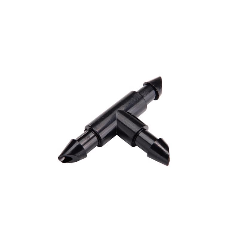 Raindrip 307010B 1/4 in. Barbed Drip Irrigation Tee 10 pk