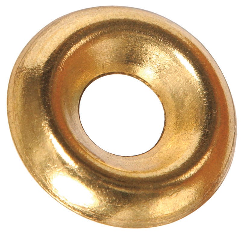 Hillman 310306 Brass-Plated Brass .190 in. Countersunk Finish Washer 100 pk