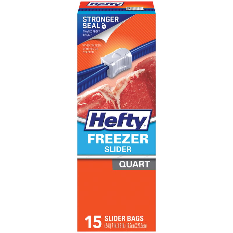Hefty R82216 1 qt Freezer Bag 15 pk