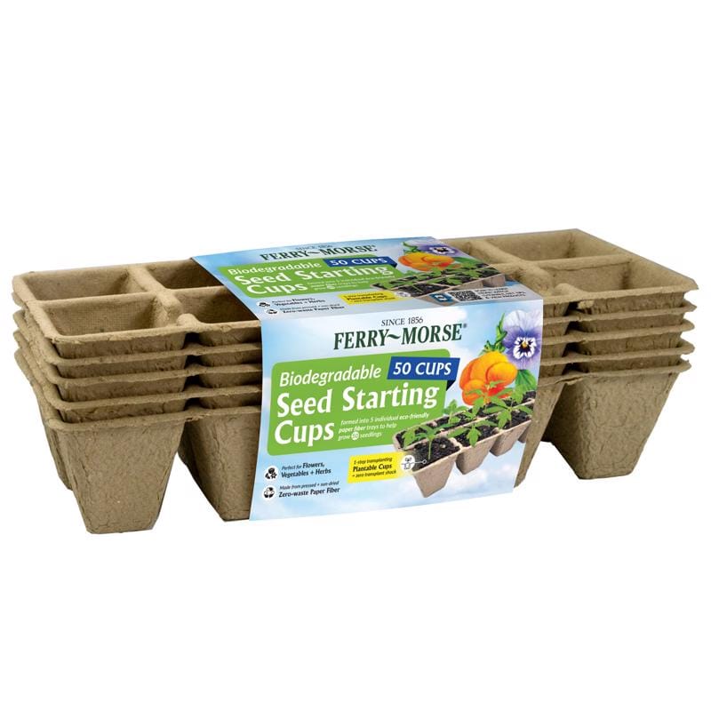 Ferry-Morse FS110 50 Cells 1.75 in. H X 1.75 in. W Plant Transplant Starting Tray 5 pk