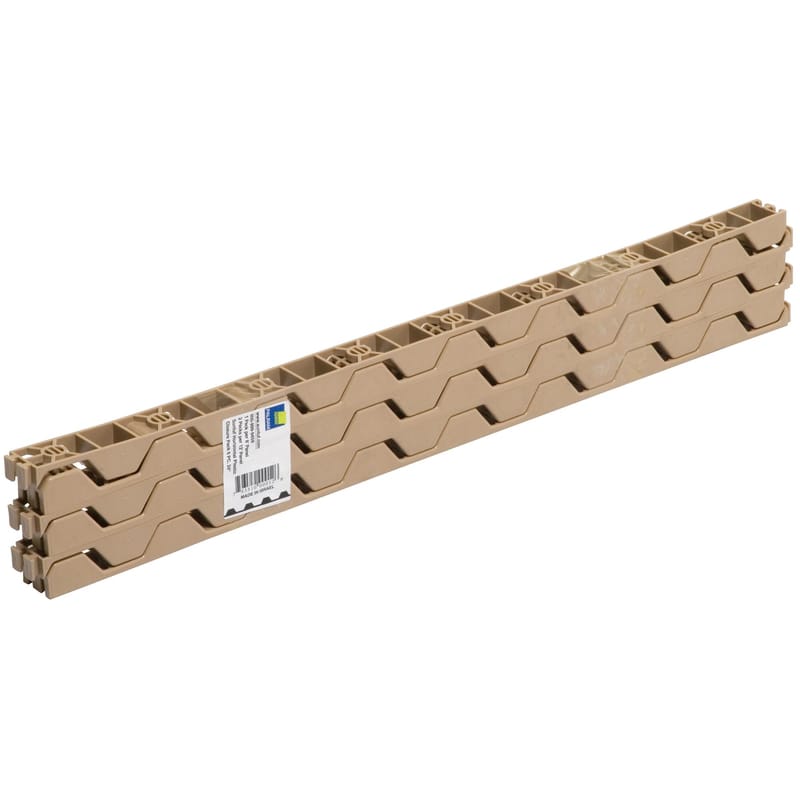 Suntuf 92770 1-1/4 in. W X 24 in. L Plastic Horizontal Closure Strips Beige