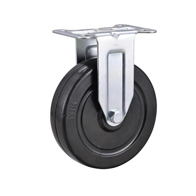 Projex 9789 5 in. D Soft Rubber Rigid Caster 200 lb 1 pk