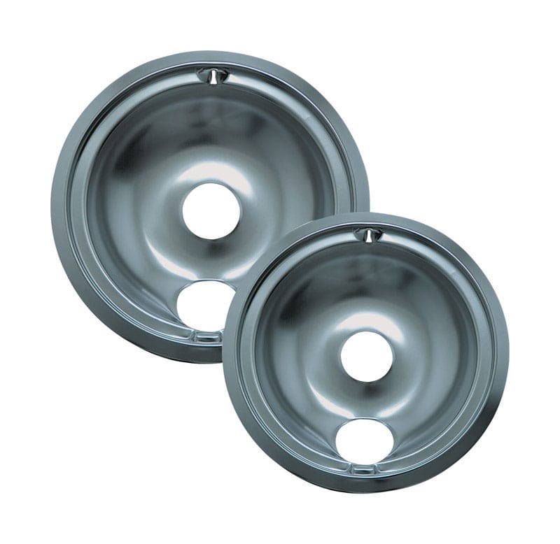 Range Kleen 16672X Metal Drip Bowls 8 in. W X 10.25 in. L
