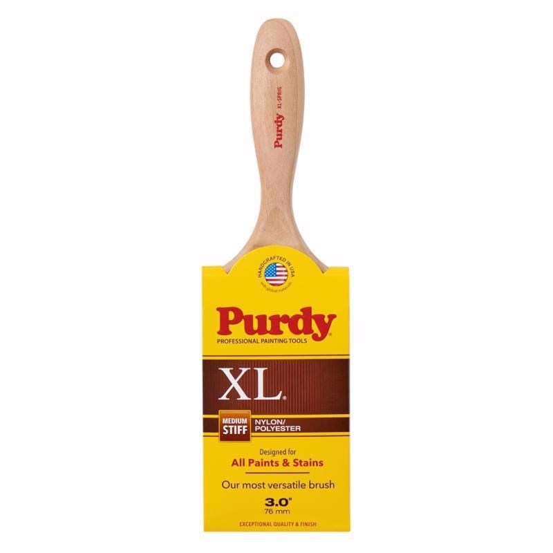 Purdy 144380330 XL Sprig 3 in. Medium Stiff Flat Trim Paint Brush