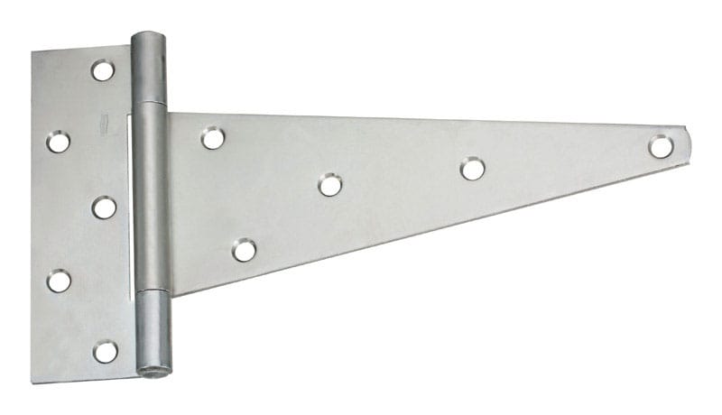 National Hardware N128-959 12 in. W X 12 in. L Zinc Plated Steel Heavy Duty T Hinge 1 pk