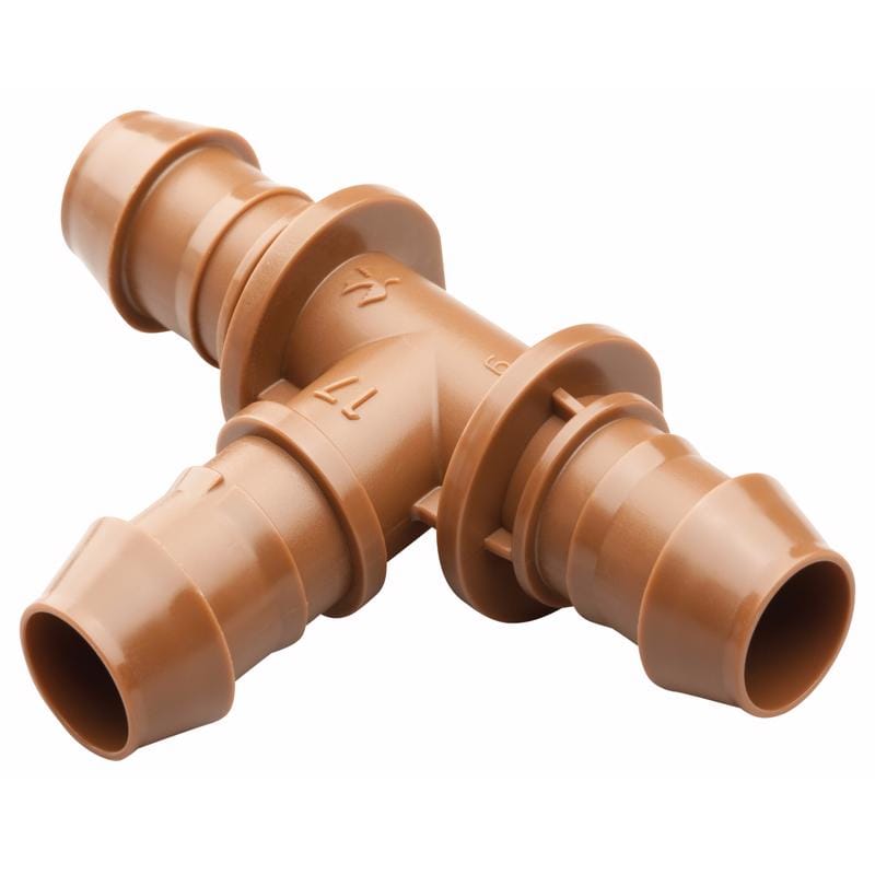 Rain Bird BT50/4PKS 1/2 in. Barbed Drip Irrigation Tee 4 pk