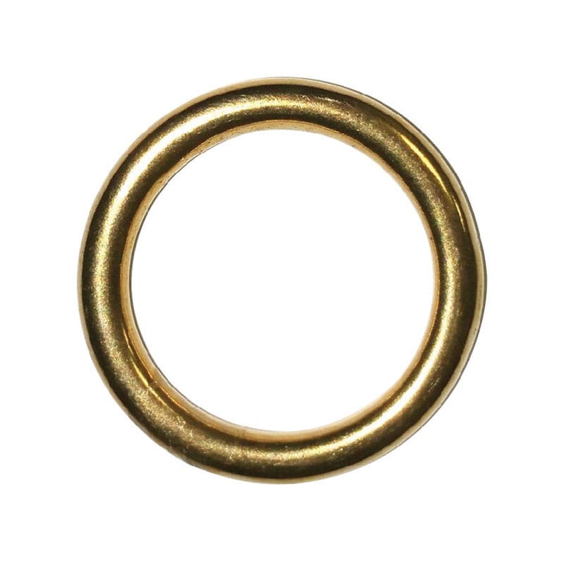 Baron 7B-2 Jumbo Polished Silver Brass 2 in. L Ring 1 pk