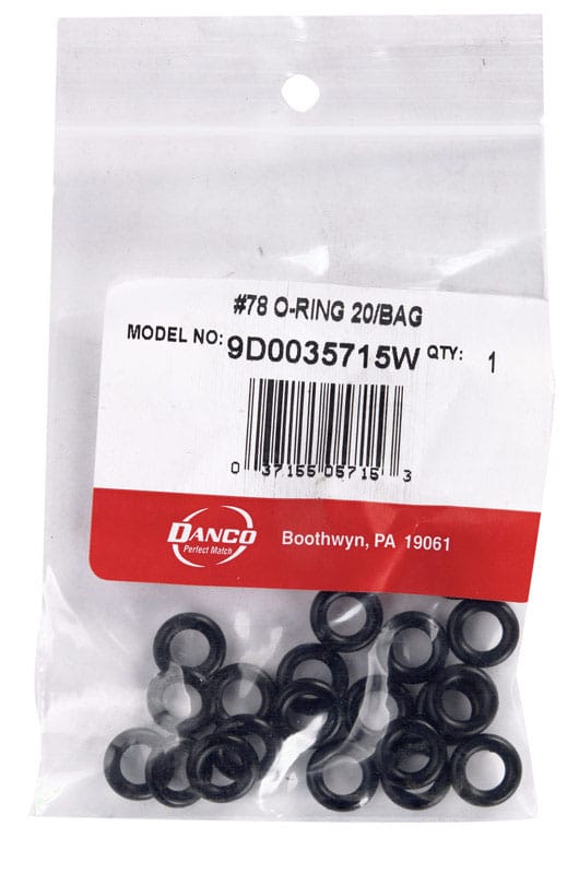 Danco 35715W 7/16 in. D X 1/4 in. D Rubber O-Ring 20 pk