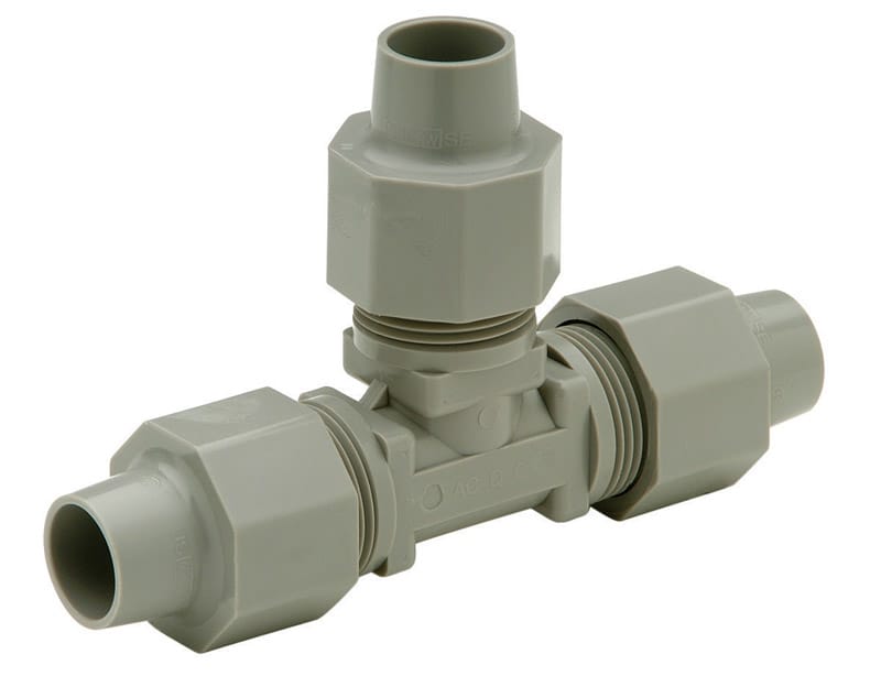 Zurn QAT113R Qest 1/4 in. CTS X 1/4 in. D CTS Polybutylene Tee