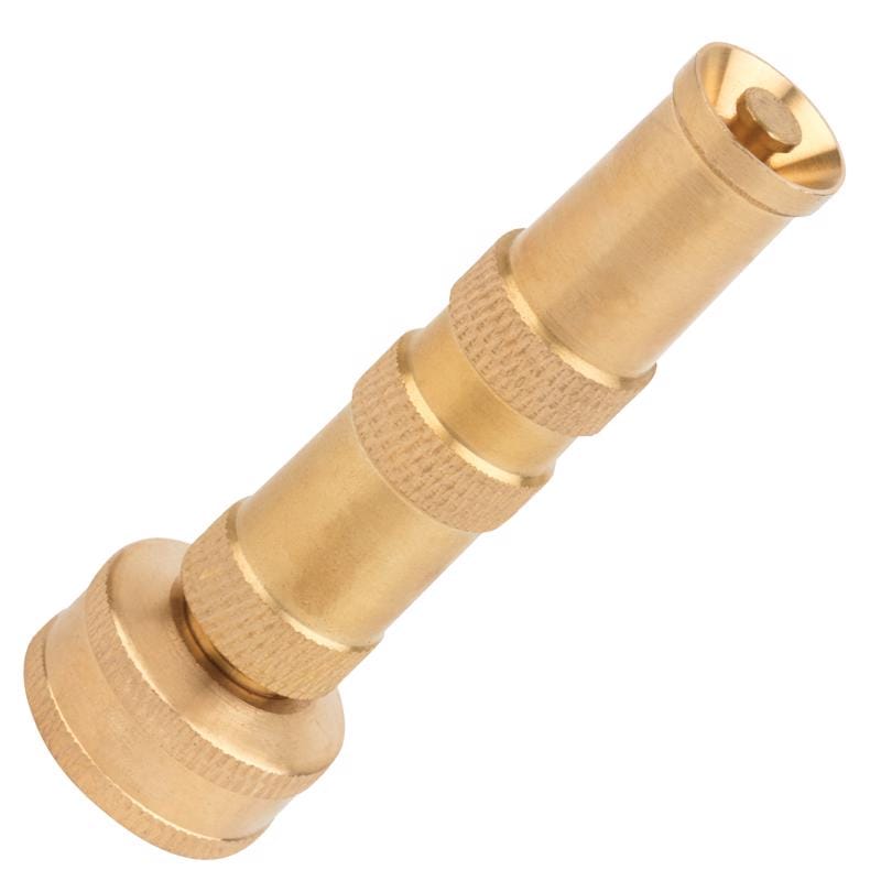 Melnor 15366 Adjustable Twist Brass Hose Nozzle