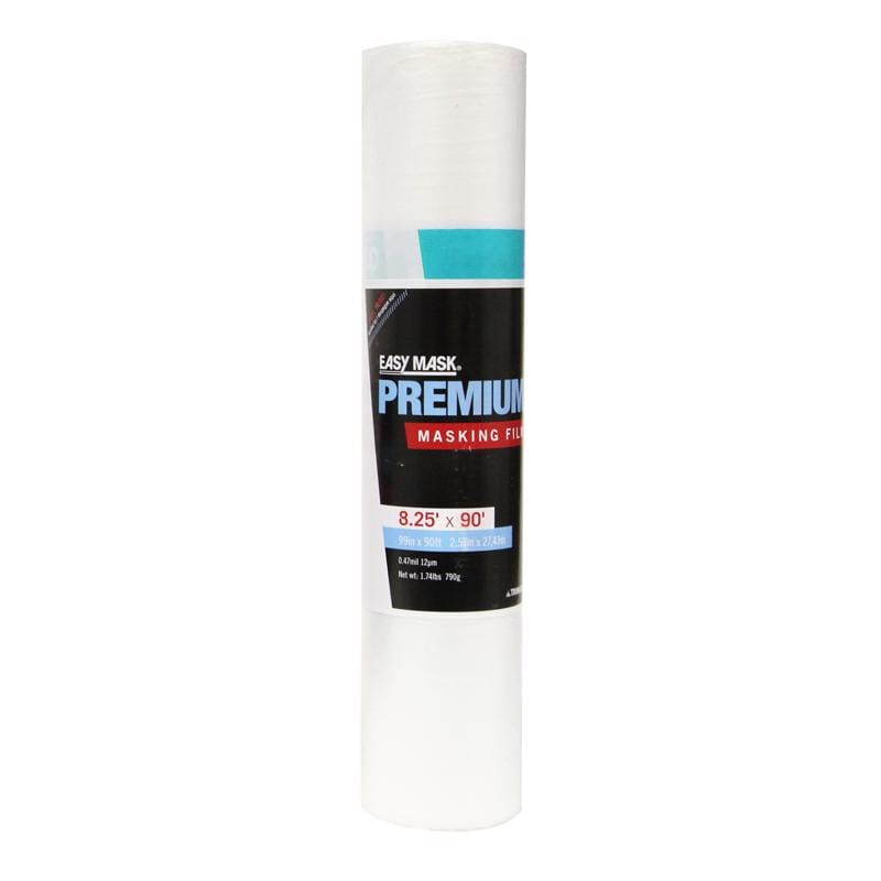 Easy Mask 49990 Premium Masking Film 0.5 mil X 99 in. W X 90 ft. L Plastic/Vinyl Clear 1 pk