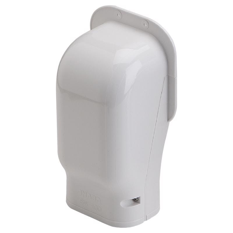 Slimduct 86116 Lineset Cover Wall Inlet 3.75 in. W X 3.5 in. H White