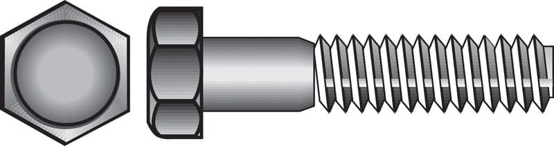 Hillman 811554 5/16 in. D X 3-1/2 in. L Hot Dipped Galvanized Steel Hex Bolt 50 pk