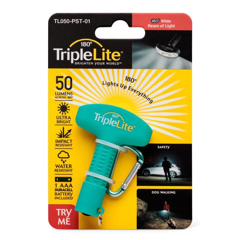 Triplelite TL050-PST-01 50 lm Teal LED Flashlight AAA Battery