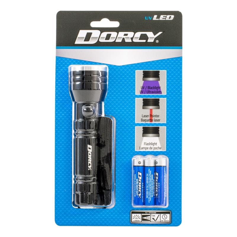 Dorcy 414026 Active Series 35 lm Black LED Cell Flashlight AAA Battery